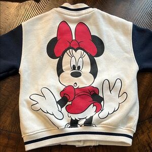 Disney Kids Minnie Mouse Jacket - Red and White
